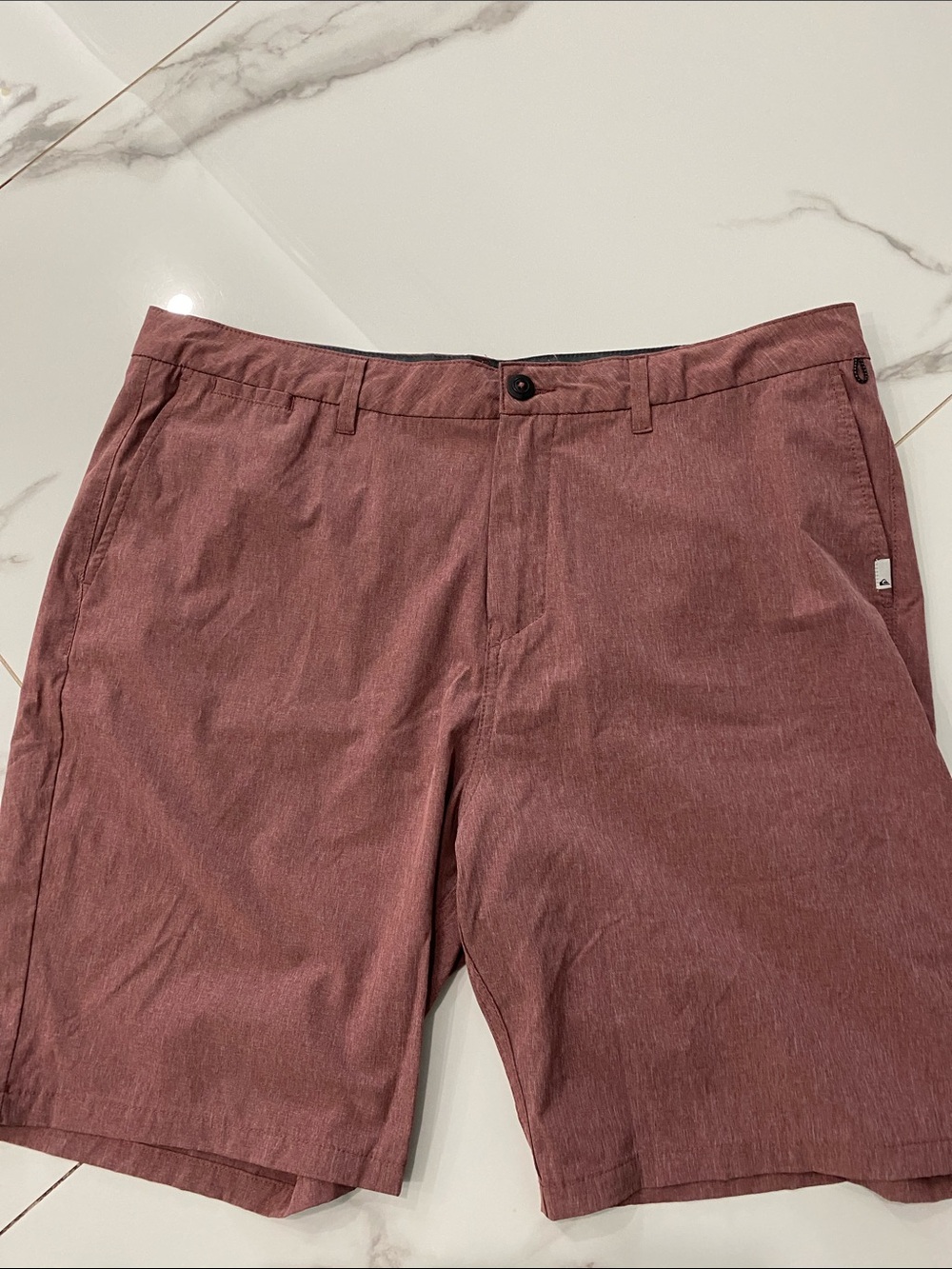 Quiksilver Men's Maroon Chino Shorts
